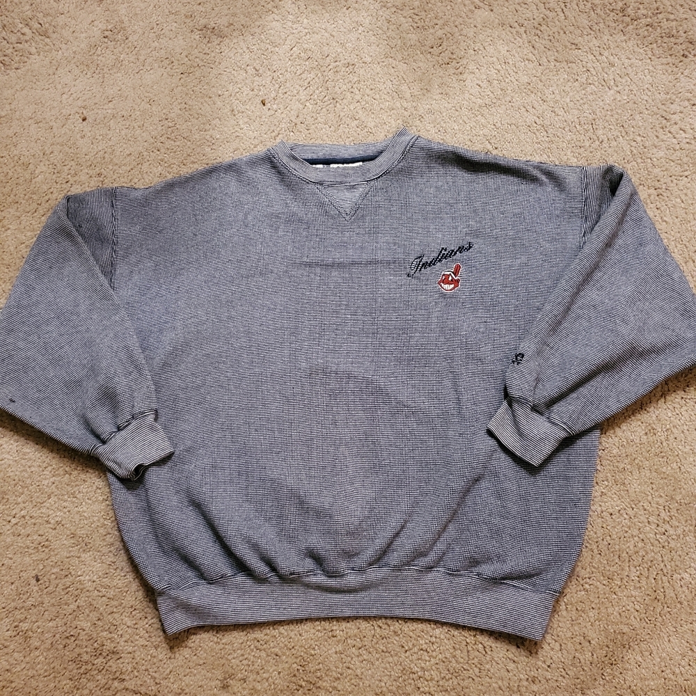 Vintage Cleveland Indians Sweatshirt / Size XXL / Grey